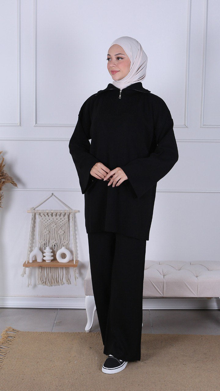 Ensemble tricot zippé  image 2