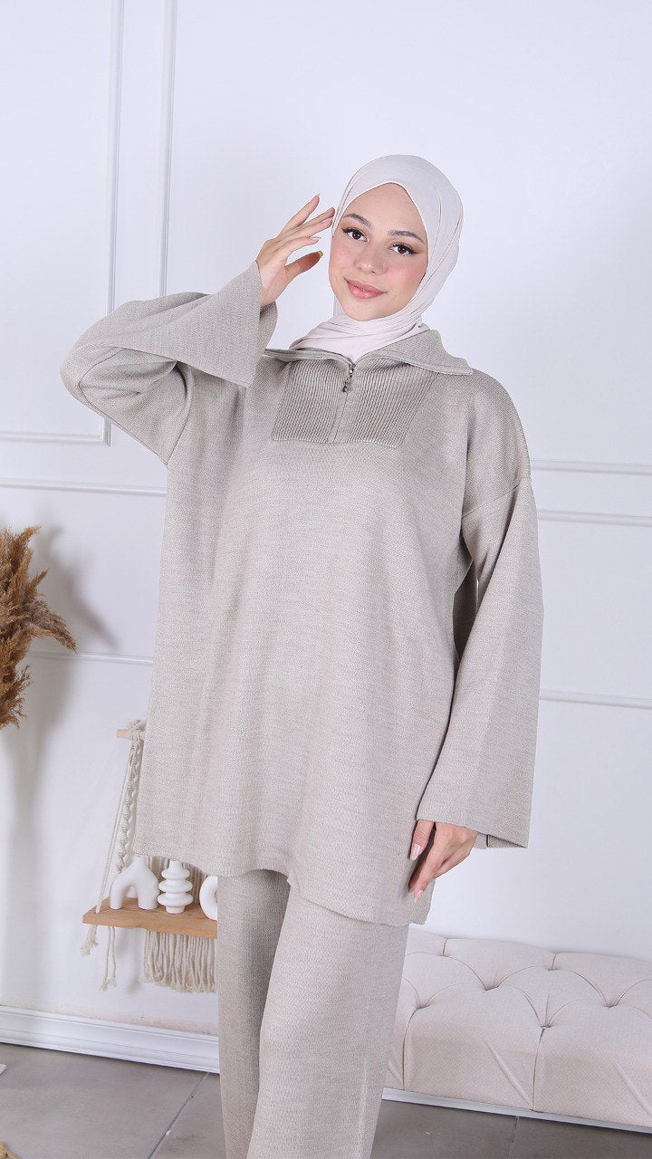 Ensemble tricot zippé  image 2