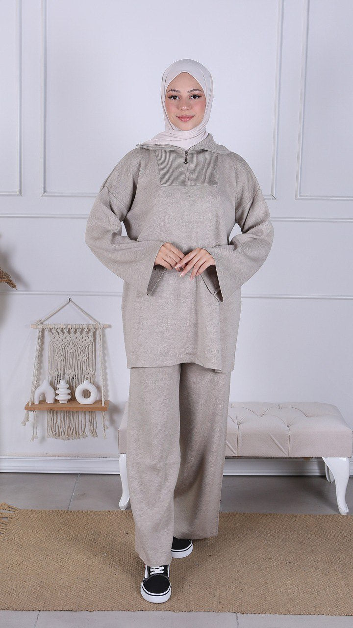 Ensemble tricot zippé  image 0