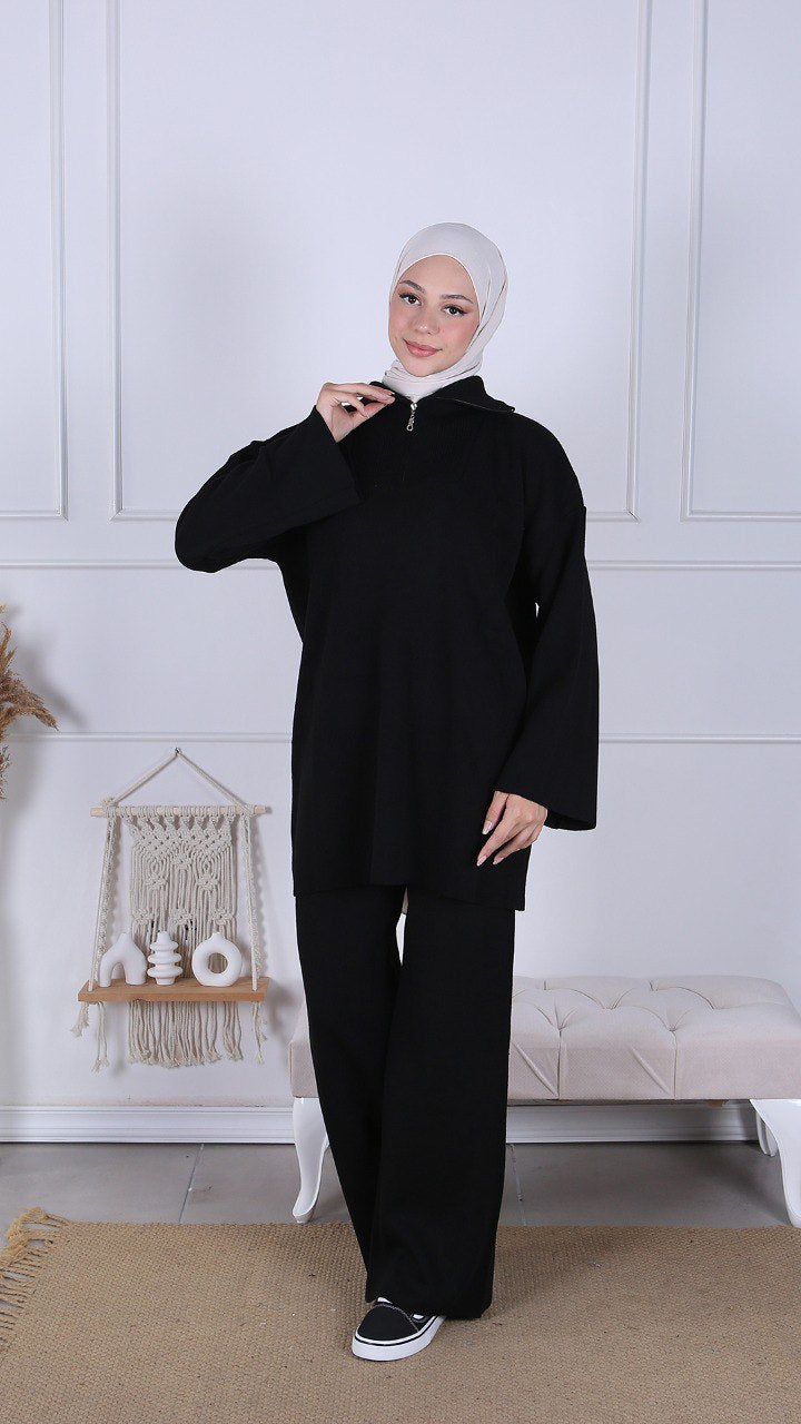 Ensemble tricot zippé  image 1