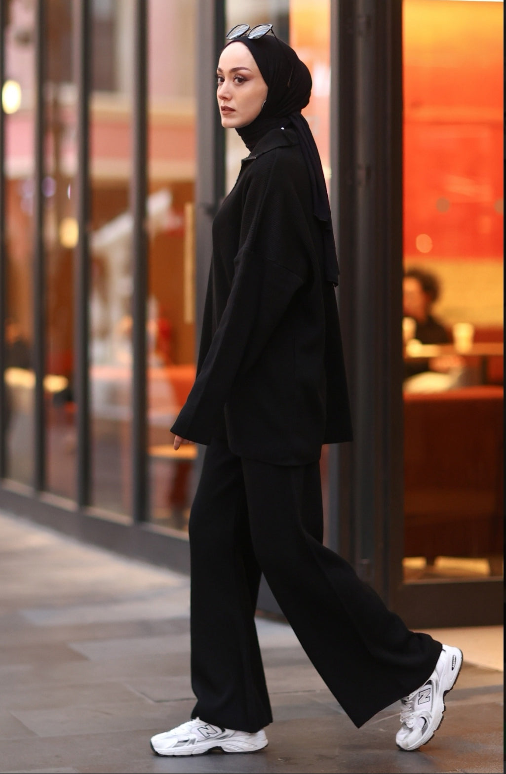 Ensemble tricot côtelé zippé  image 3