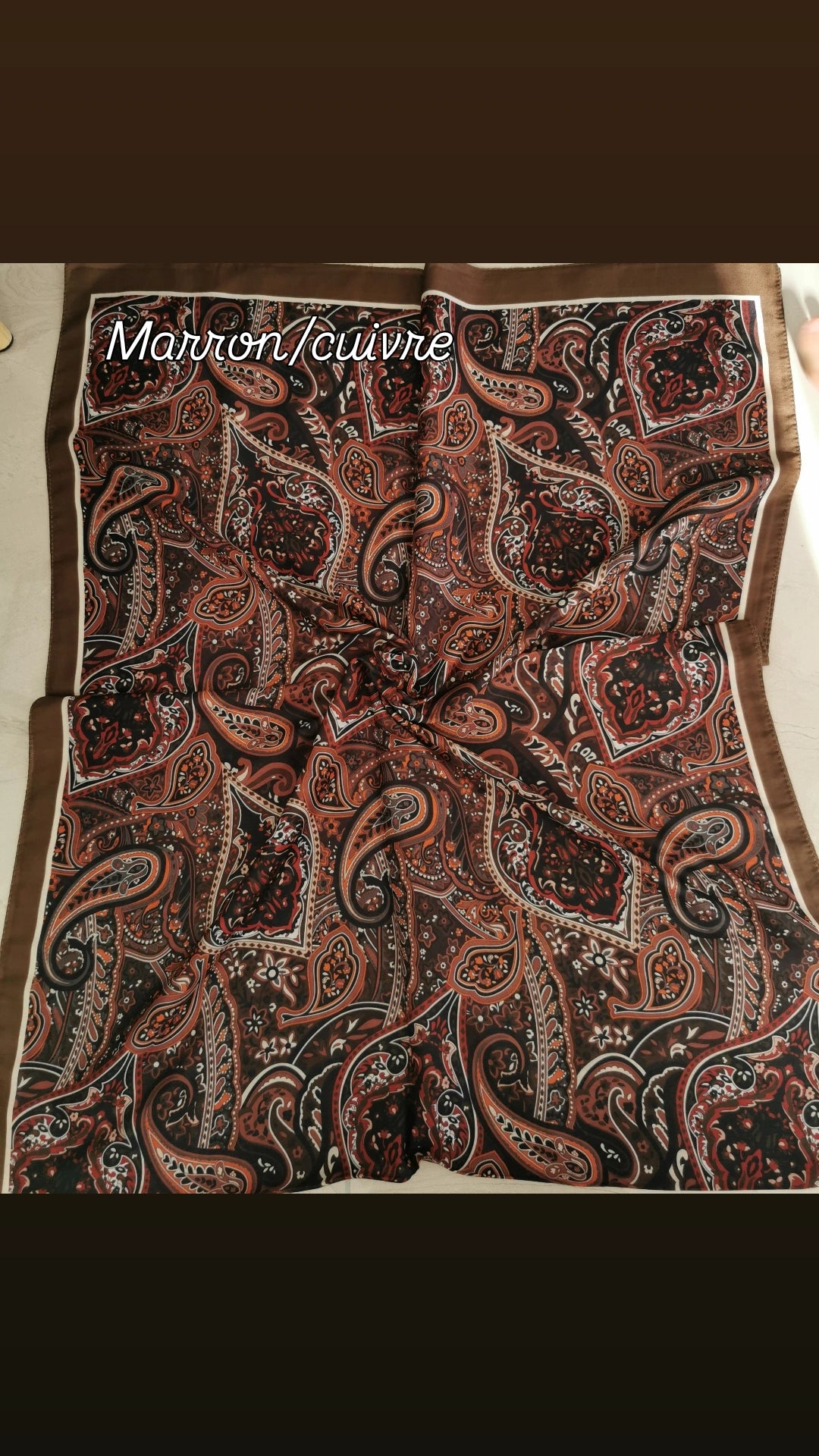 Hijab motif paisley  image 0