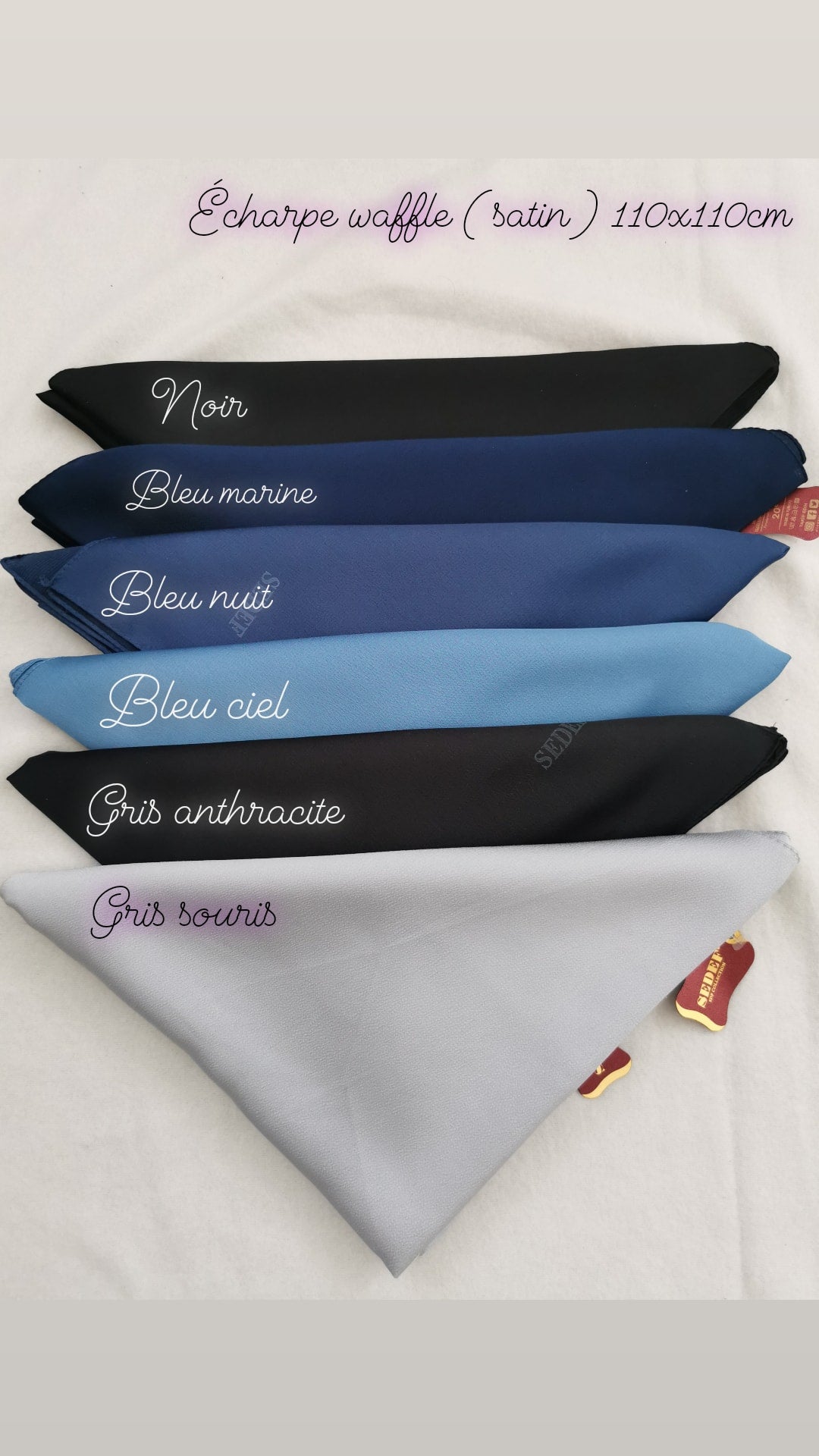 Écharpe waffle(brillant)  image 0