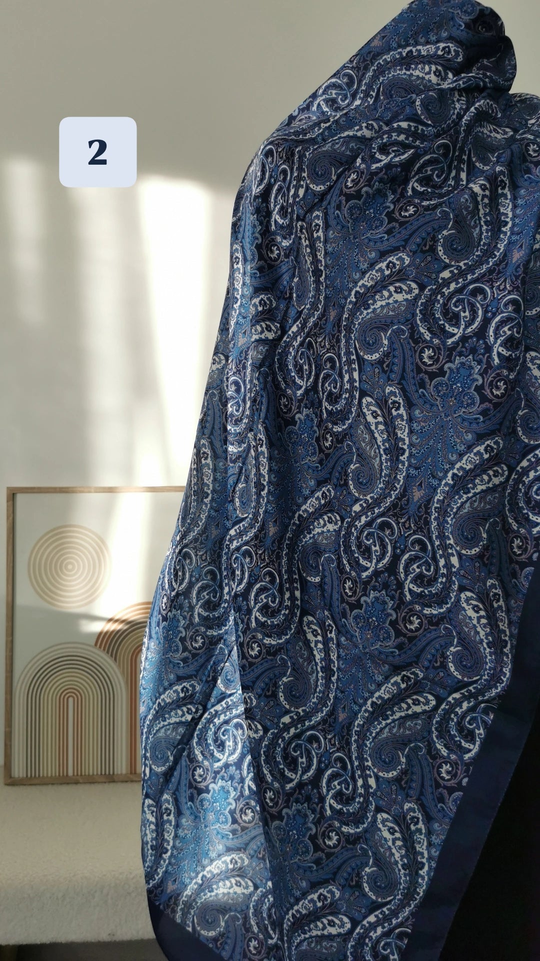 Hijab à motif samira