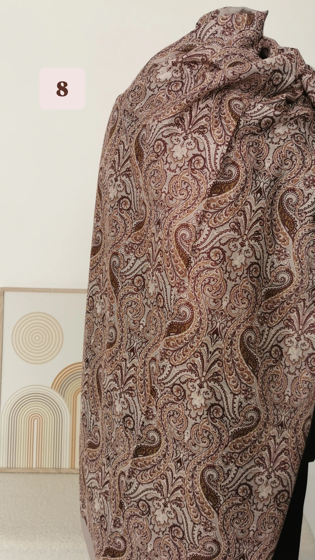 Hijab à motif samira