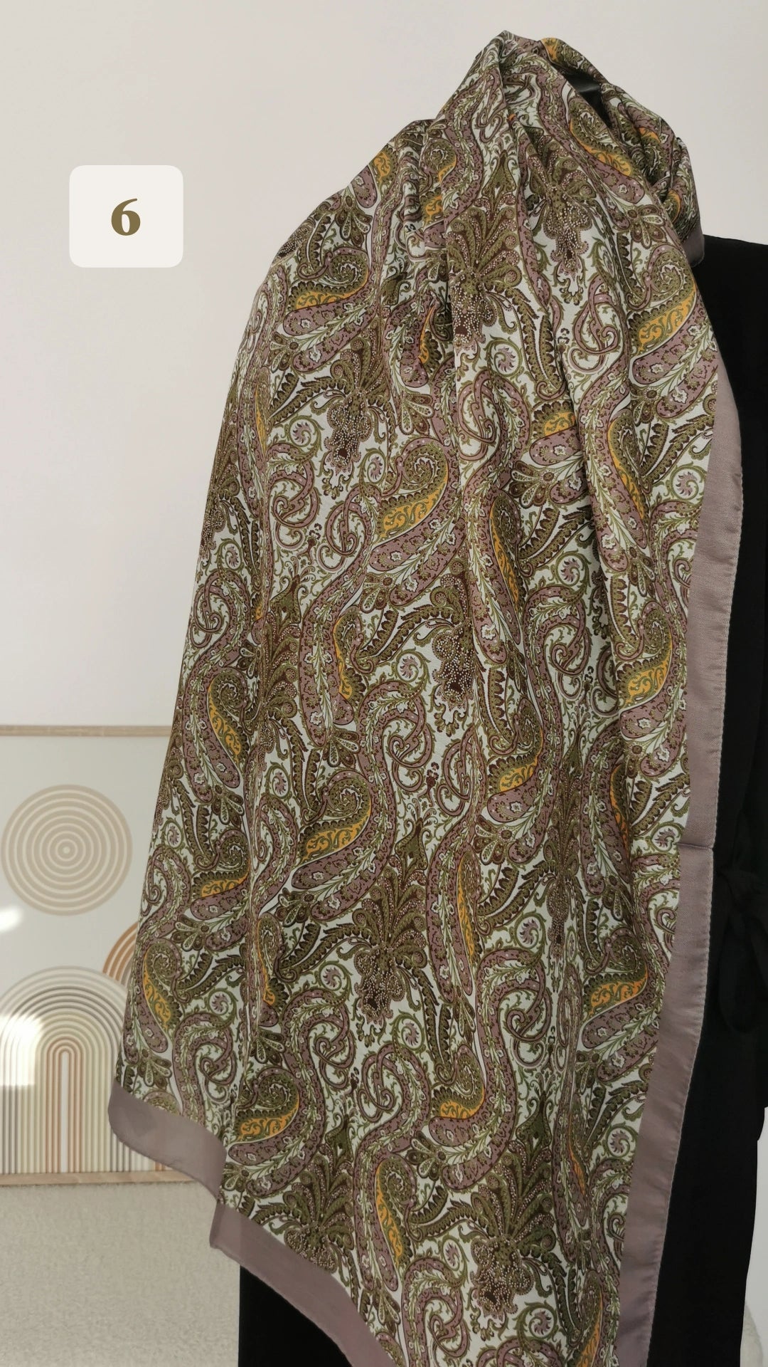 Hijab à motif samira